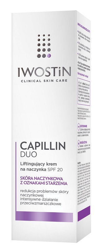 Nepentes Iwostin capillin duo ujędrniający krem na naczynka spf 20 40 ml