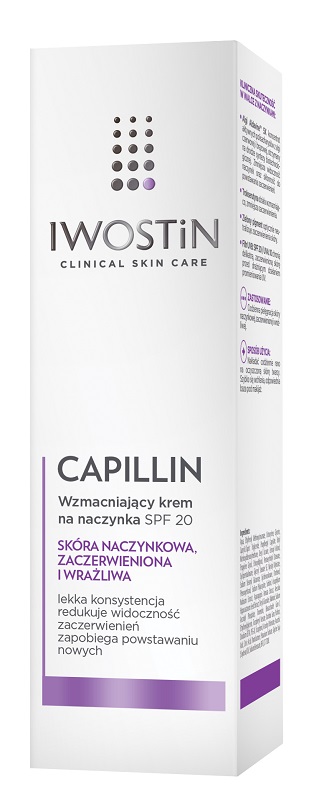 Iwostin Capillin krem wzmacniający lekka konsystencja SPF20+ 40ml