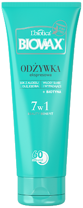 Lbiotica BIOVAX odżywka ekspresowa 60 sekund do włosów ze skłonnością do wypadania 200 ml 7056292