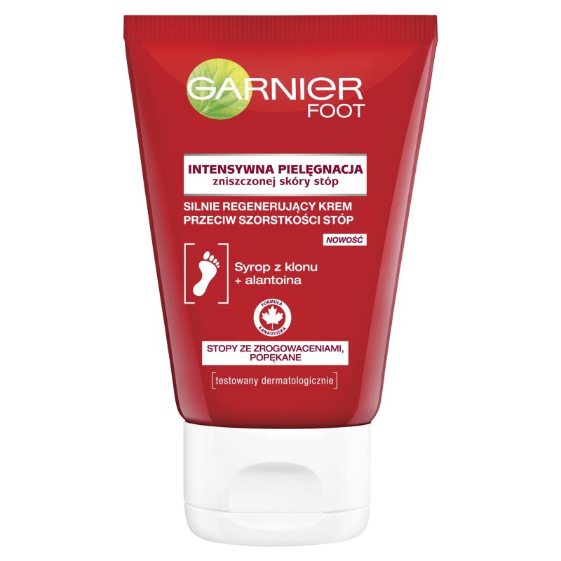 Loreal Krem do stóp silnie regenerujšcy Garnier Foot Intensywna Pielęgnacja zniszczonej skóry stóp 100 ml