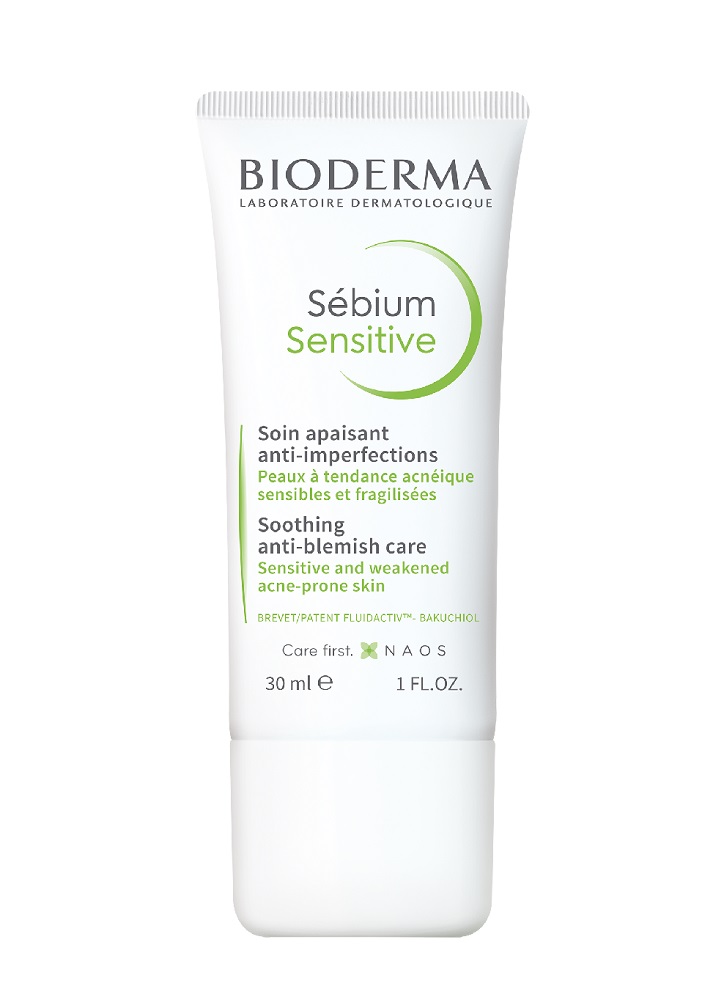 Bioderma SEBIUM SENSITIVE Łagodzący krem wspomagający leczenie skóry trądzikowej 30 ml 7071109