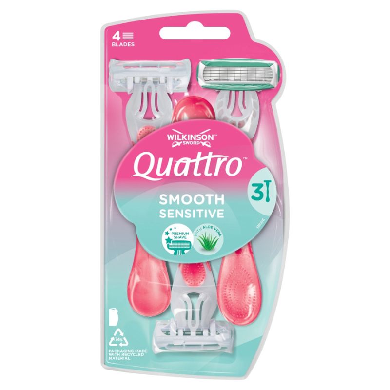 Wilkinson QUATTRO BEAUTY SENSITIVE 3 SZT zakupy dla domu i biura 62233184