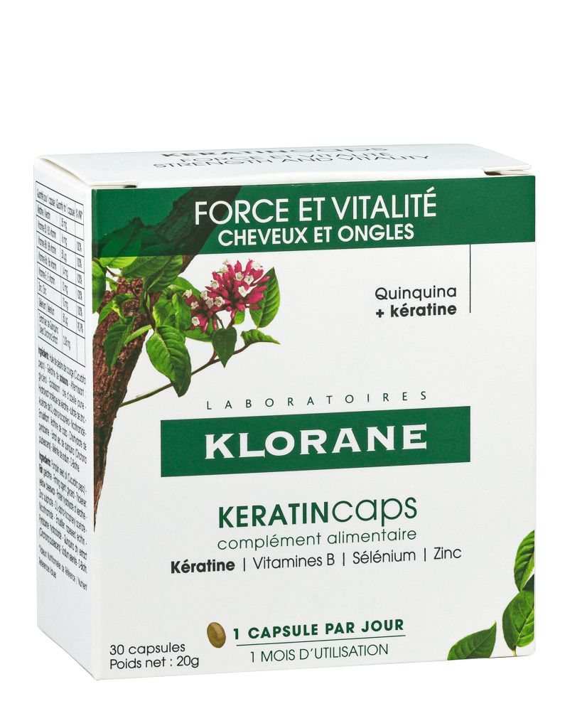 PIERRE FABRE Klorane KERATINcaps x 30 kaps | DARMOWA DOSTAWA OD 149 PLN!