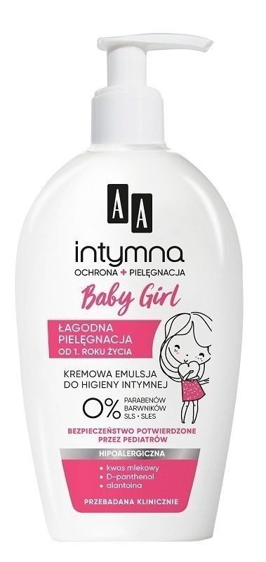 Oceanic Intymna Baby Girl kremowa emulsja do higieny intymnej z dozownikiem 300ml