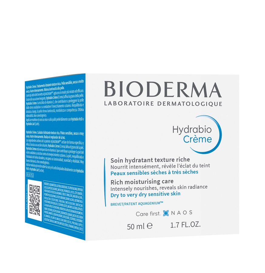 Bioderma hydrabio krem nawilżający o bogatej konsystencji 50 ml