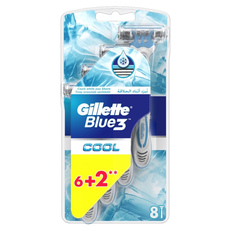 Gillette Blue3 Maszynka do golenia Cool 8 szt.