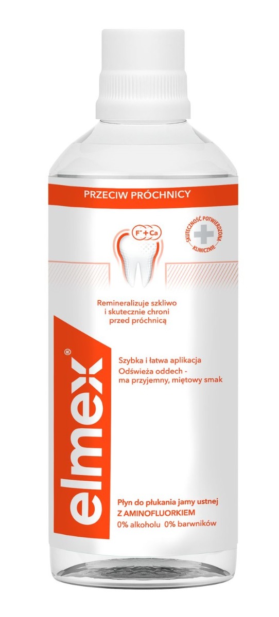 ELMEX Płyn do płukania jamy ustnej przeciw próchnicy 400 ml PL03157A