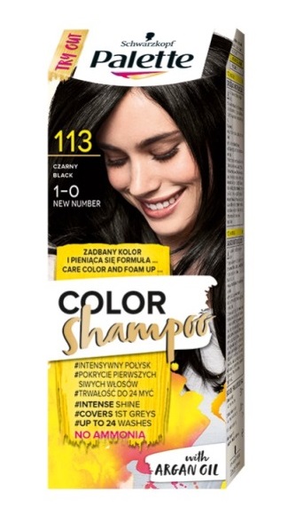Schwarzkopf Palette Color Shampoo 133 Czerń