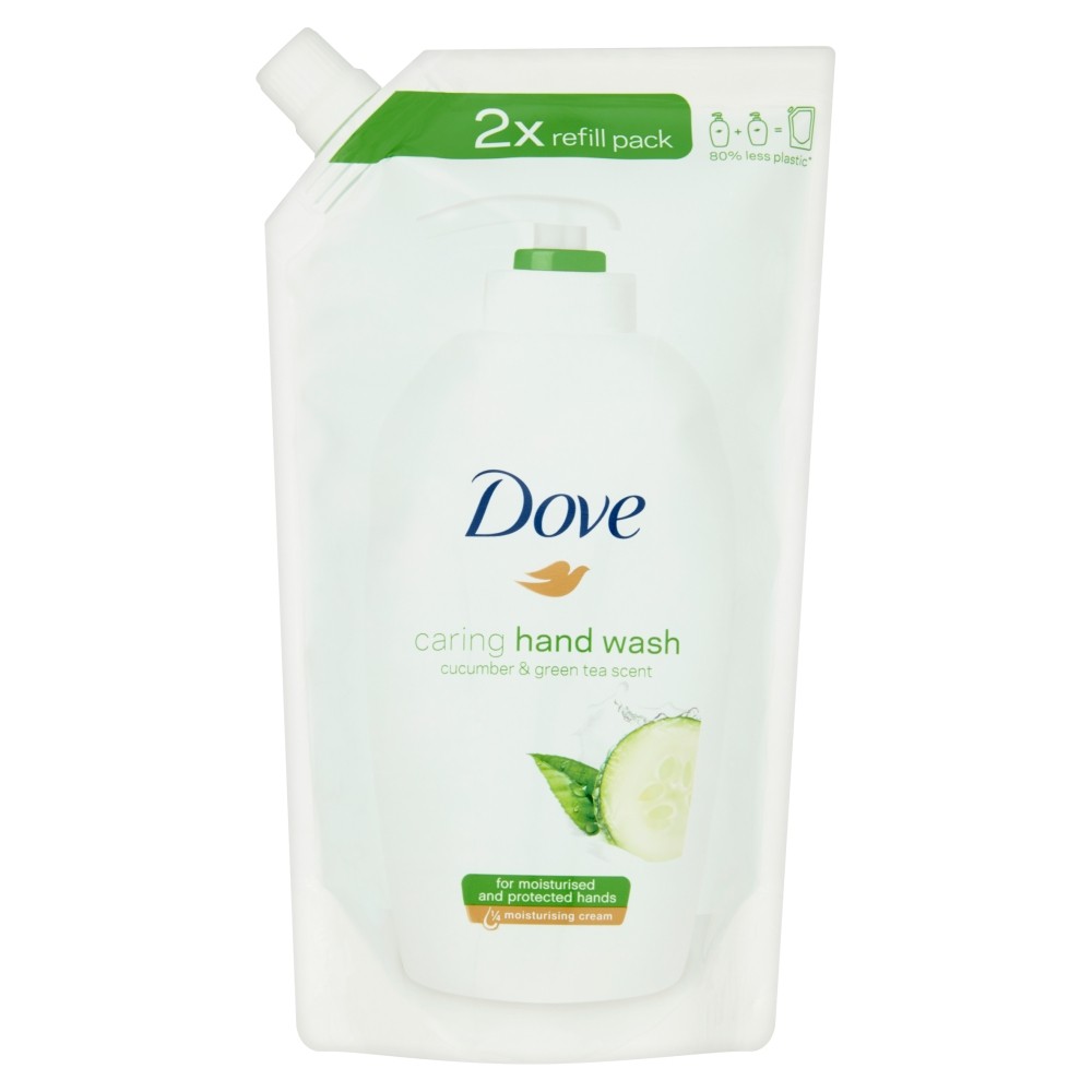 Dove Unilever Płyn do mycia rąk Go Fresh Fresh Touch Cucumber and Green Tea opakowanie uzupełniające 500 ml