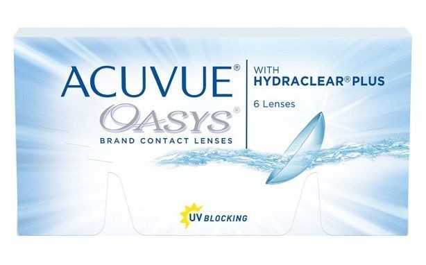 Johnson & Johnson Acuvue Oasys 6 szt. Soczewki dwutygodniowe (-2.75 dpt & BC 8.4), z ochroną UV