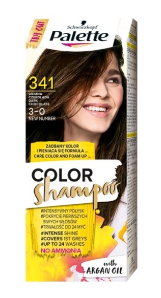 Schwarzkopf Palette Color Shampoo 341 Ciemna Czekolada
