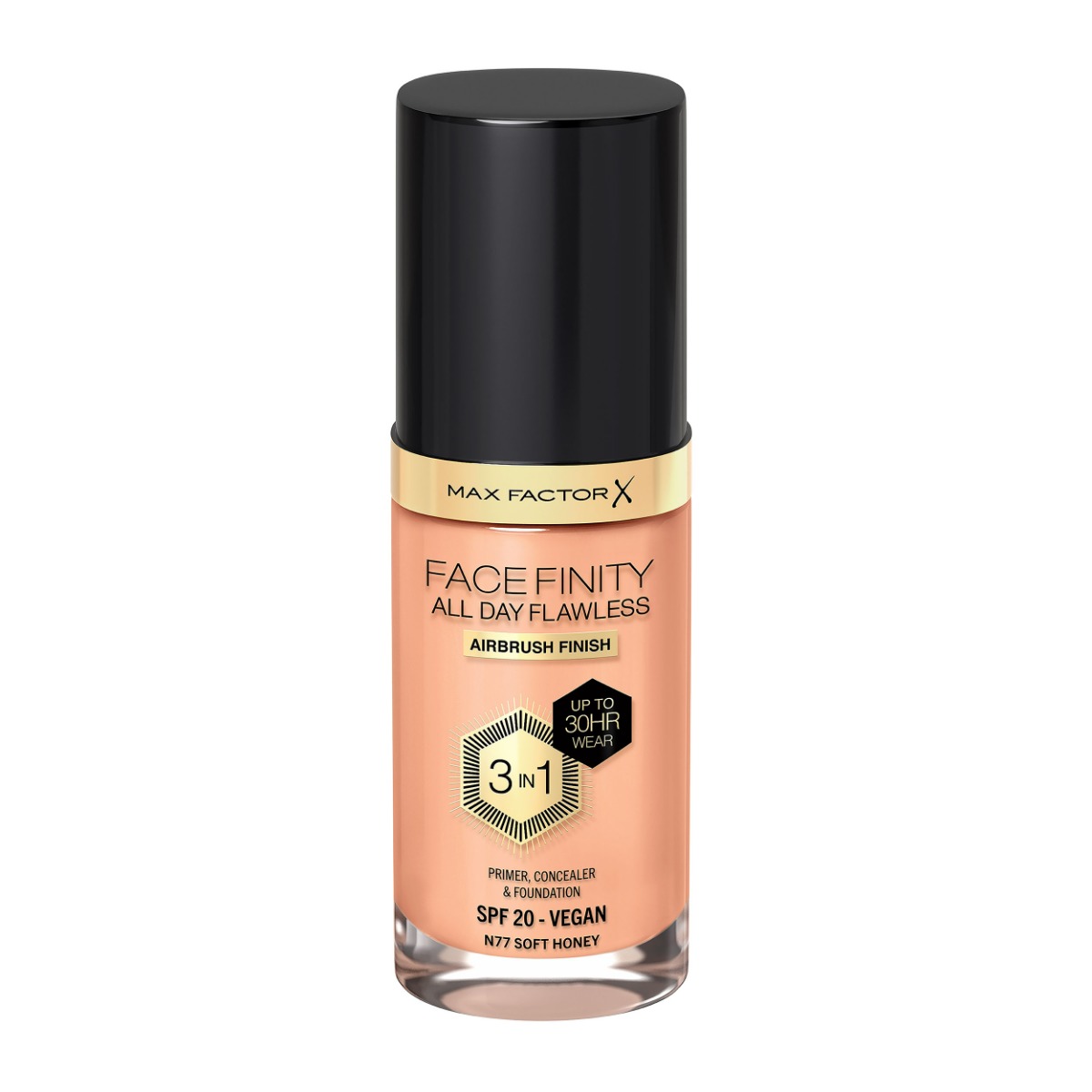 Max Factor Podkład Facefinity 3w1 SPF20 77 Soft Honey 30ml