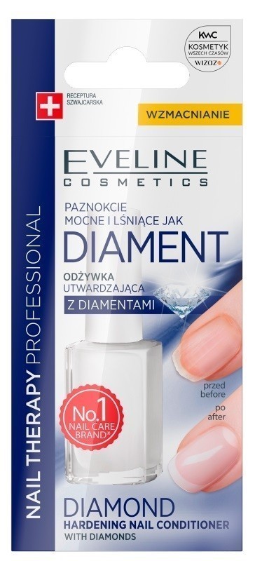 Eveline Diament Utwardzająca odżywka do paznokci z diamentami 12 ml