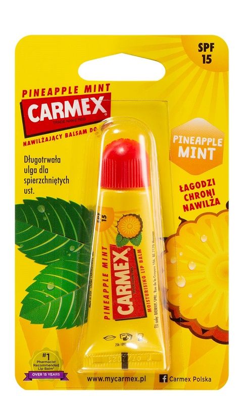 Carmex Carmex Balsam do ust nawilżający Pineapple Mint 10g