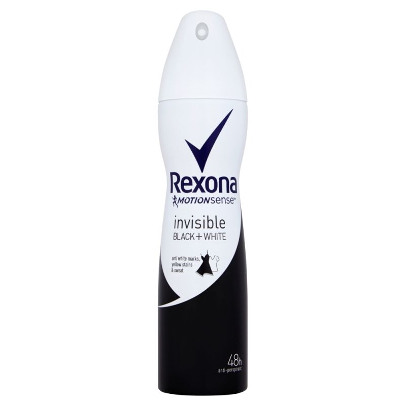 Rexona INVISIBLE BLACK + WHITE ANTYPERSPIRANT W AEROZOLU 250 ML