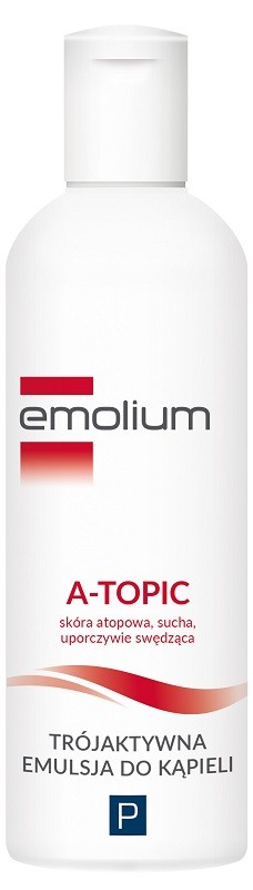 Sanofi Aventis AVENTIS Emolium A-Topic trójaktywna emulsja do kąpieli 200 ml