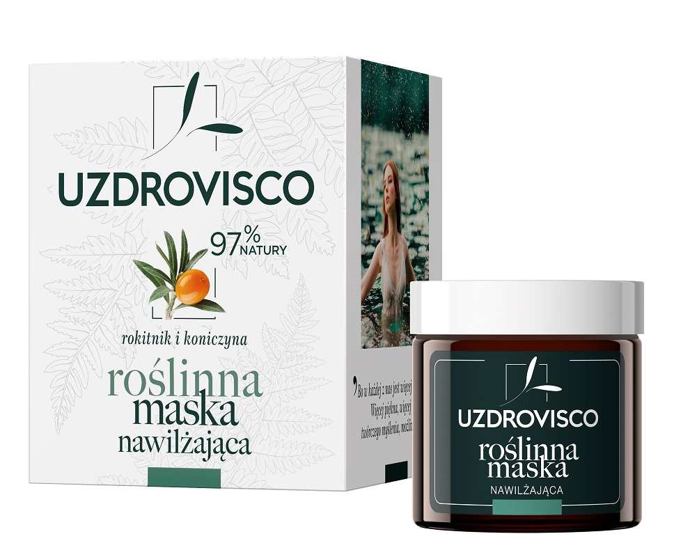 UZDROVISCO (kosmetyki) #MASKA DO TWARZY NAWILŻAJĄCA ROKITNIK I KONICZYNA 50 ml  - UZDROVISCO