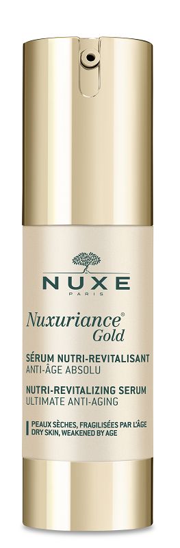 Nuxe Polska NUXURIANCE GOLD Odżywcze serum rewitalizujące 30 ml Do skóry dojrzałej suchej i poszarzałej 7076295