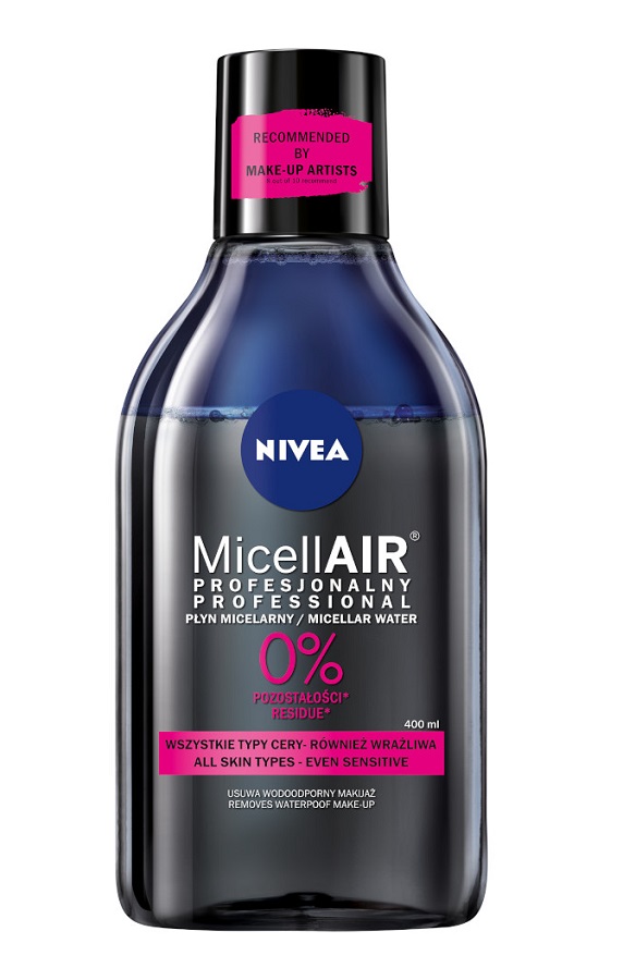 Nivea MicellAIR Expert Waterproof płyn micelarny 400 ml dla kobiet