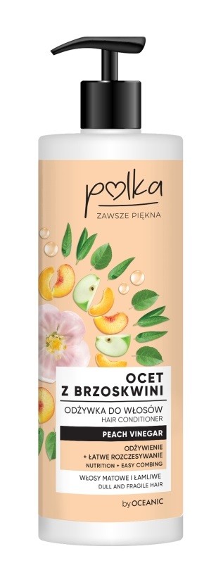 Polka Polka Odżywka Ocet brzoskwiniowy 400ml