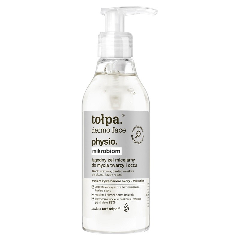 Tołpa 195ml Łagodny żel do mycia twarzy Żel do twarzy 195ml