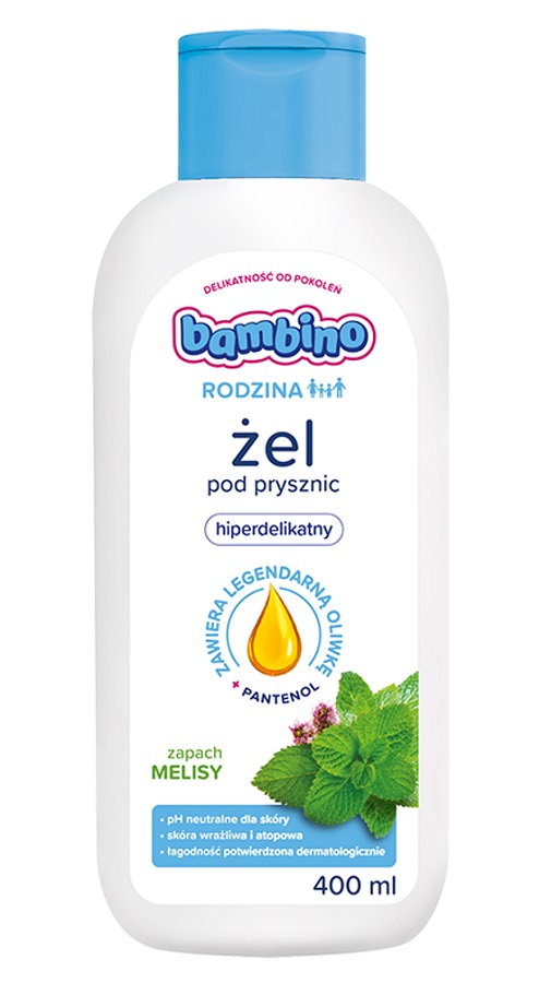 Nivea Bambino Rodzina Żel pod prysznic hiperdelikatny - zapach Melisyy 400ml 0184897