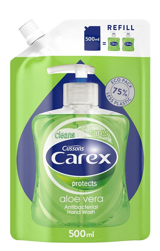 CAREX Mydło w płynie ALOE VERA 500ml ZAPAS