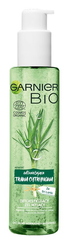 Garnier BIO Żel do mycia twarzy detoksykujący - Fresh Lemongrass 150ml