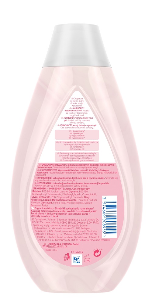 Johnson&Johnson Baby BABY Delikatny żel do mycia ciała 500 ml