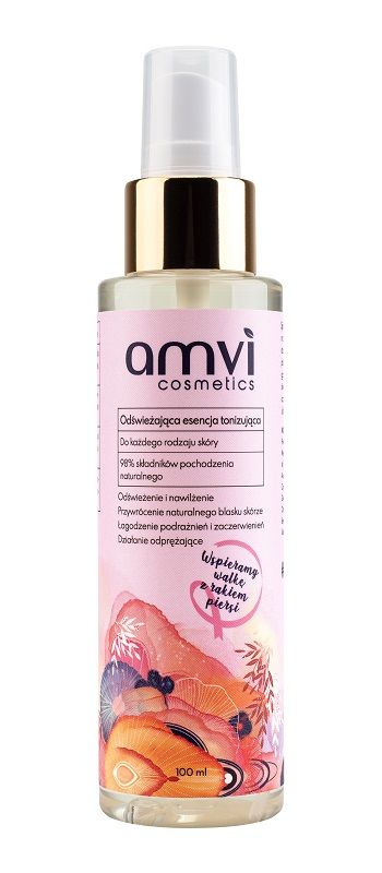 Amvi Cosmetics Odświeżająca esencja tonizująca do każdego rodzaju skóry 100ml