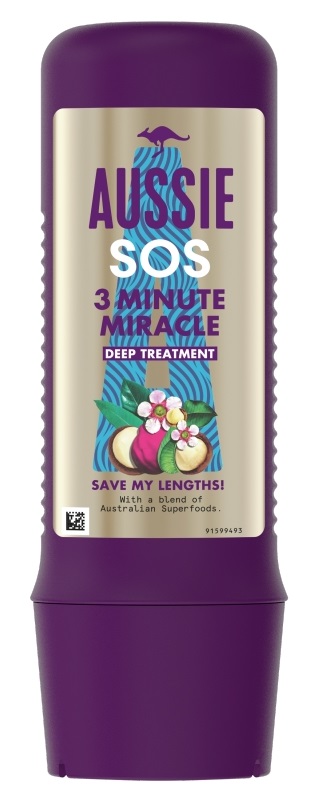 Aussie SOS - 3-minutowa intensywna Odżywka wzmacniająca do włosów długich Save My Lenghts 225ml