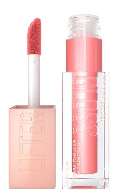 Maybelline LIFTER GLOSS + HYALURONIC ACID - Błyszczyk do ust z kwasem hialuronowym i witaminą E - 5,4 ml - 004 - SILK