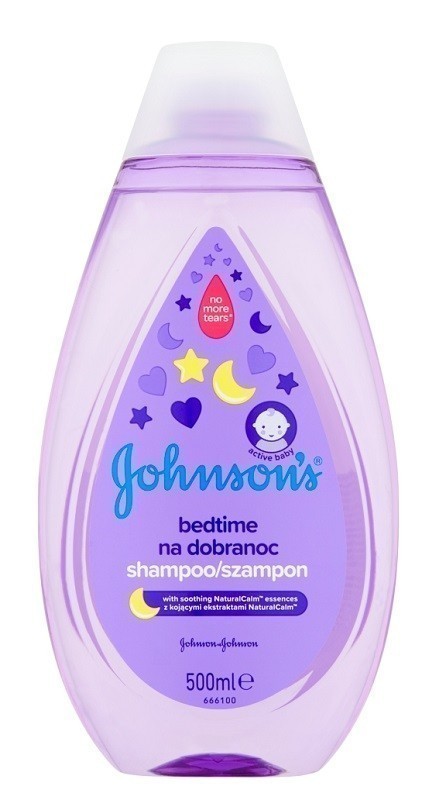 Johnson&Johnson Johnsons szampon na dobranoc dla dzieci z relaksującym aromatem i nutą lawendy 500ml