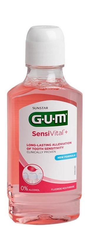 GUM Sunstar Butler GUM SensiVital Płyn do płukania jamy ustnej na nadwrażliwość 300ml 6081