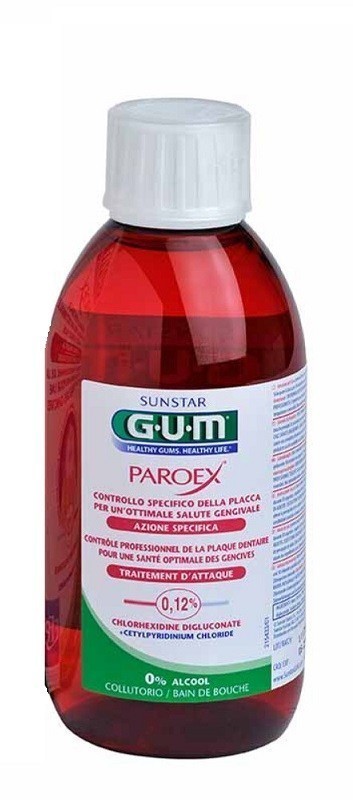 Фото - Зубна паста / ополіскувач SunStar GUM Paroex 0,12 płyn 300ml 1784 