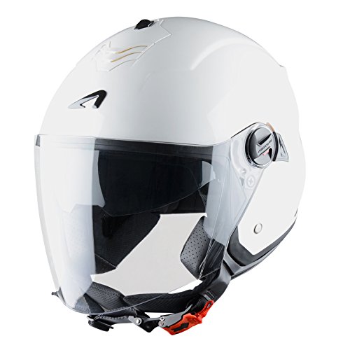 Astone Helmets Kask Jet Mini Jet, błyszczący biały, XL