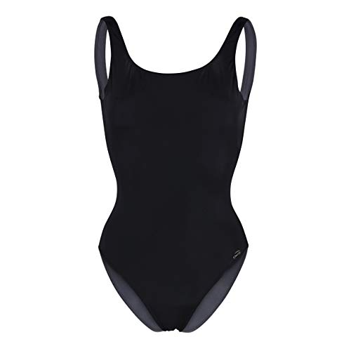 Fashy Fashy Damski kostium kąpielowy, jednoczęściowy, czarny, 44B 2104 20