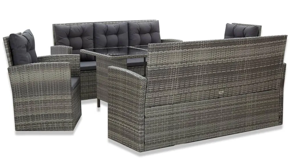 Zestaw mebli ogrodowych z poduszkami B0-A79