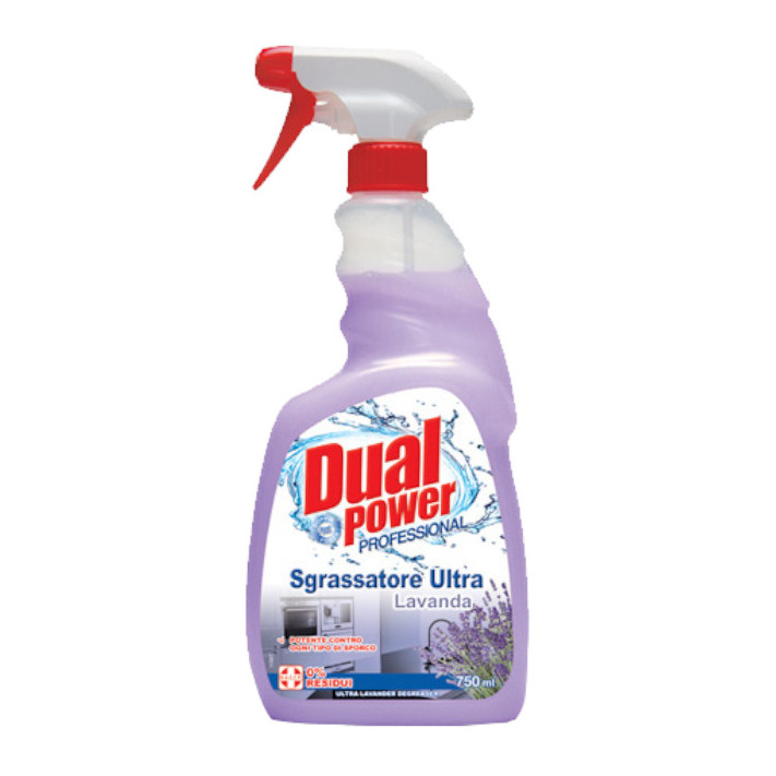 Dual Power DUAL POWER Uniwersalny odtłuszczacz w sprayu, LAWENDA, 750 ml 8032680390425
