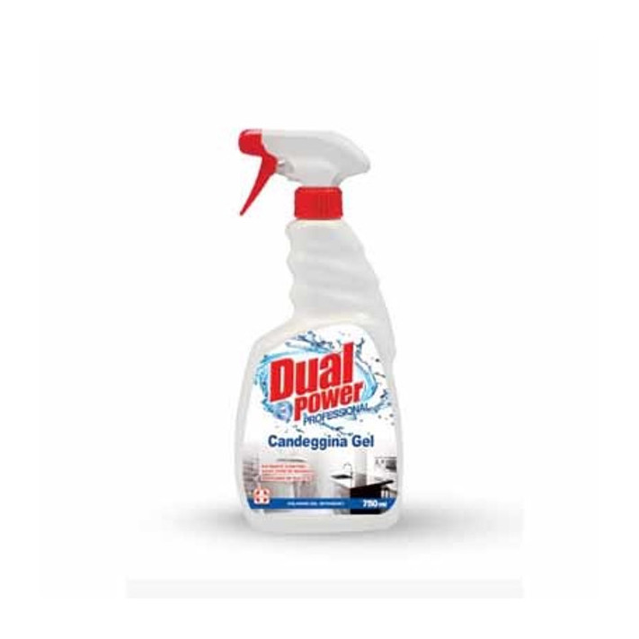 Dual Power DUAL POWER Żel  do czyszczenia łazienki i kuchni ODTŁUSZCZACZ, 750 ml 8032680391347