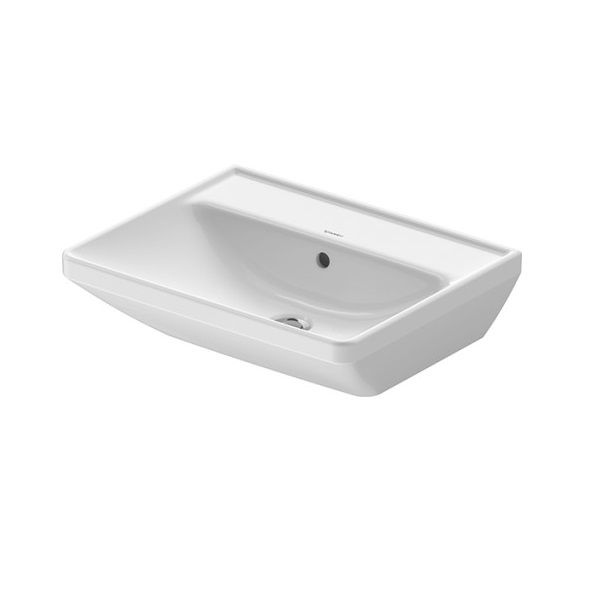 Duravit D-Neo Umywalka wisząca 55x44 cm bez otworu na baterię biała Alpin 2366550060