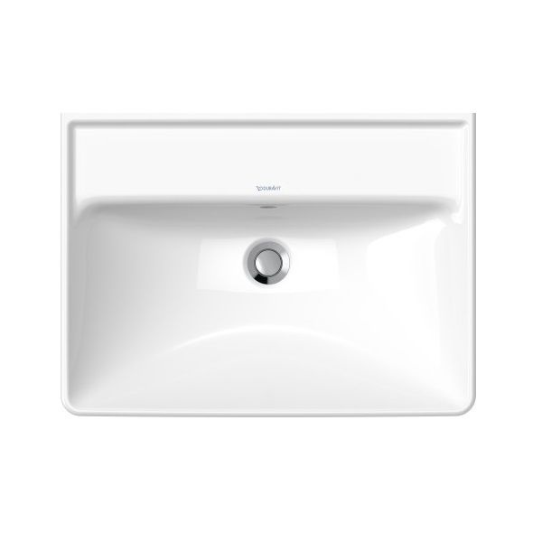 Duravit D-Neo Umywalka wisząca 60x44 cm bez otworu na baterię biała Alpin 2366600060