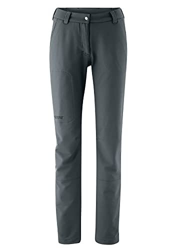 Maier Sports Helga damskie spodnie softshellowe, outdoorowe szary szary (grafitowy) (Graphite) 21 236005
