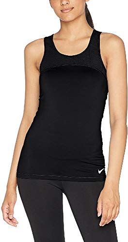 Nike Pro Hypercool damski top czarny Black/(Pure Platinum) L