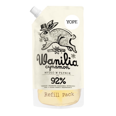 YOPE Mydło w płynie Wanilia i Cynamon Refill Pack 500ml