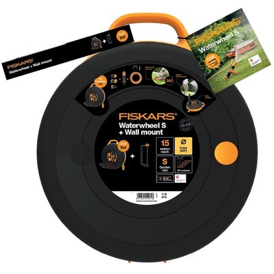 Fiskars Zestaw bęben z wężem 15m + uchwyt Nowość