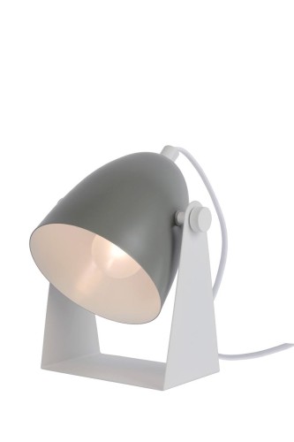 Lucide Oświetlenie CHAGO Lampa stołowa Siwy, 1-punktowy 45564/01/36