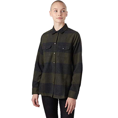 Fjallraven Damska koszulka Canada W Long Sleeved T-shirt szary Deep Forest-dark Grey XXS 90835