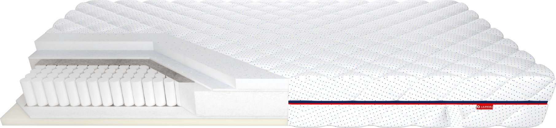 JANPOL Materac NOLLI 140x200 kieszeniowy z serii PREMIUM Janpol Janpol