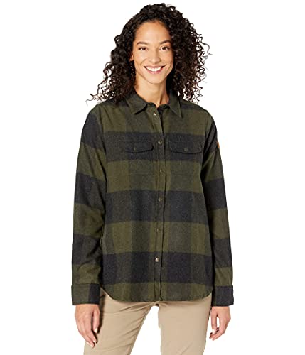 Fjallraven Damska koszulka Canada W Long Sleeved T-shirt szary Deep Forest-dark Grey XL 90835